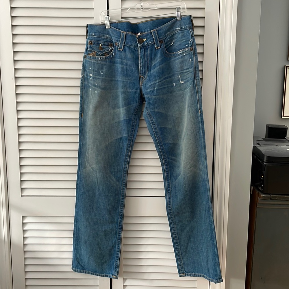 True Religion distressed jeans 34